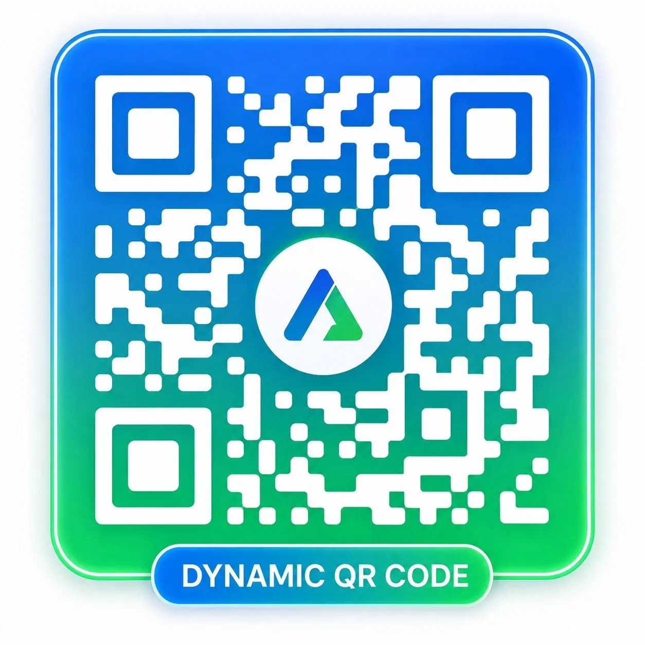 Example of a dynamic QR code