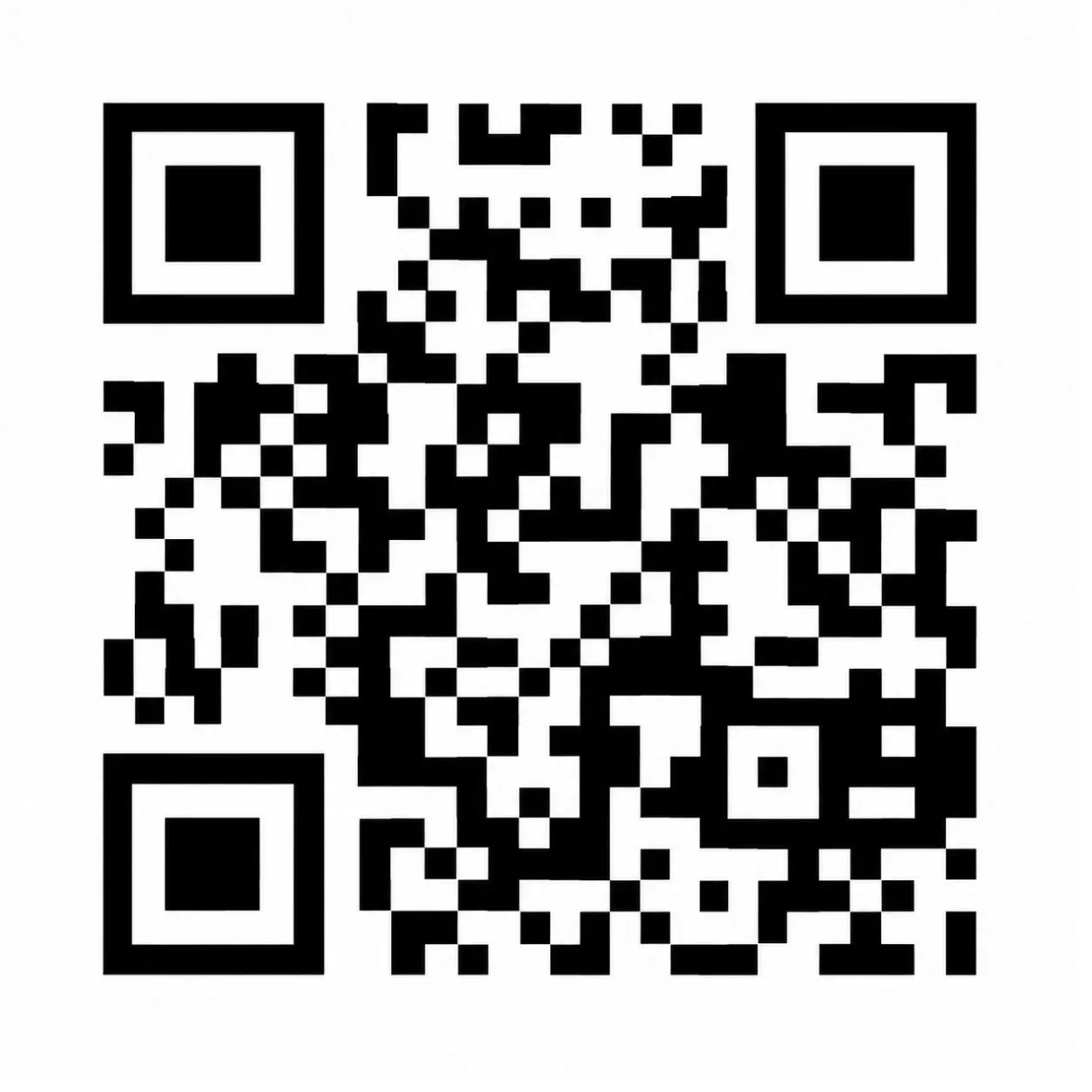 Example of a static QR code