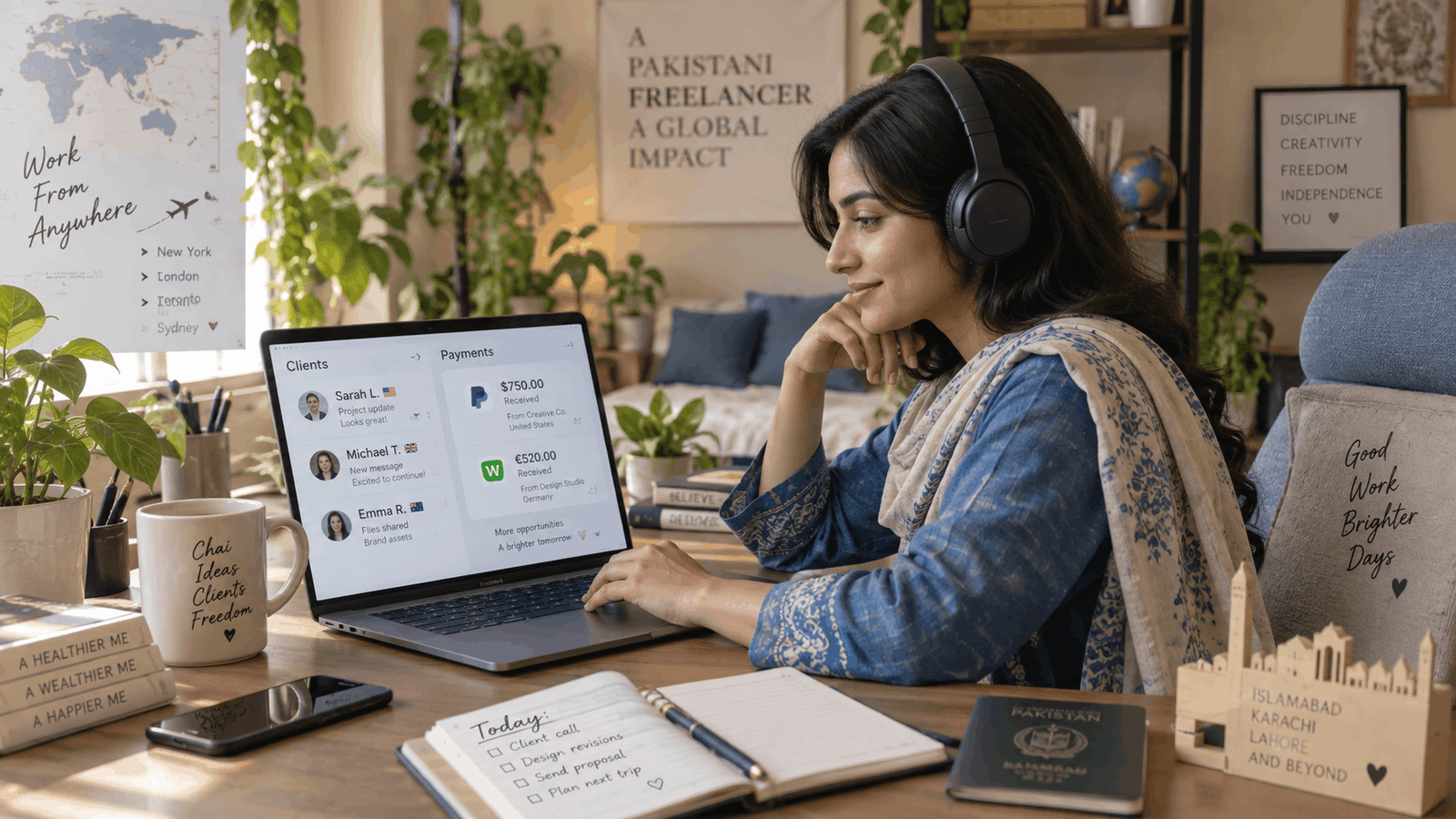Benefits of online earning in Pakistan: flexibility, remote work, and financial independence